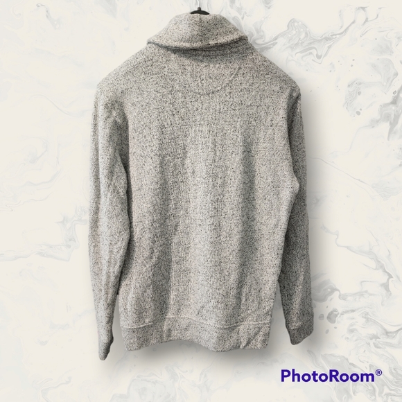 Old Navy Shawl Collar Sweater Super Soft Salt & Pepper Size US S - Picture 2 of 4